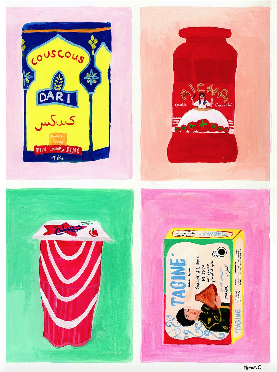 FOOD - Illustration by MYRIAM AU CITRON